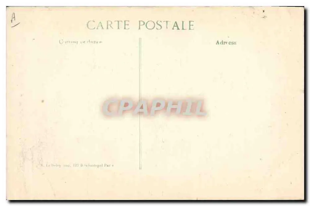 O general Pau — 1914 — 3ª Série — Editor B.D. - Verso