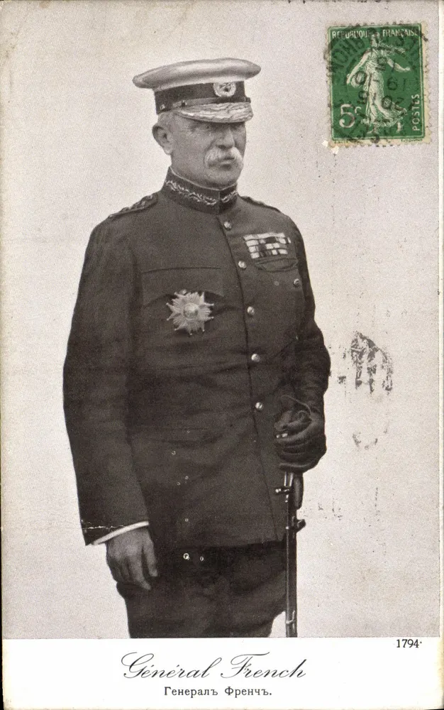 Geral francês — retrato militar — Edição Patriotique - Frente