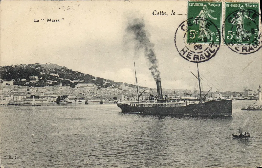 A "Marsa" — Costa Azul — D. B., editor - Frente