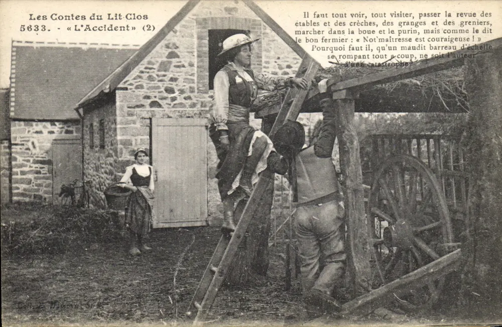 Die Geschichten von Lit-Clos — « Der Unfall » (2) — Verlag: Caille & Fils, Nr. 5633 - Vorderseite