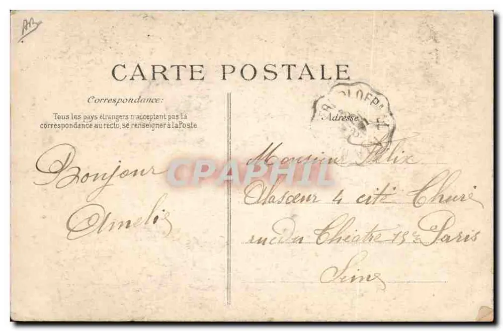 Het Gesloten Bed - De Gasteven doen lawaai - Annaic, Bretagne — Uitgever E.D. - Achterkant