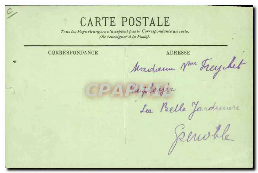 La Cueillette des Fleurs d'Orangers sur la côte d'Azur — LL. — n° 626 - Rückseite
