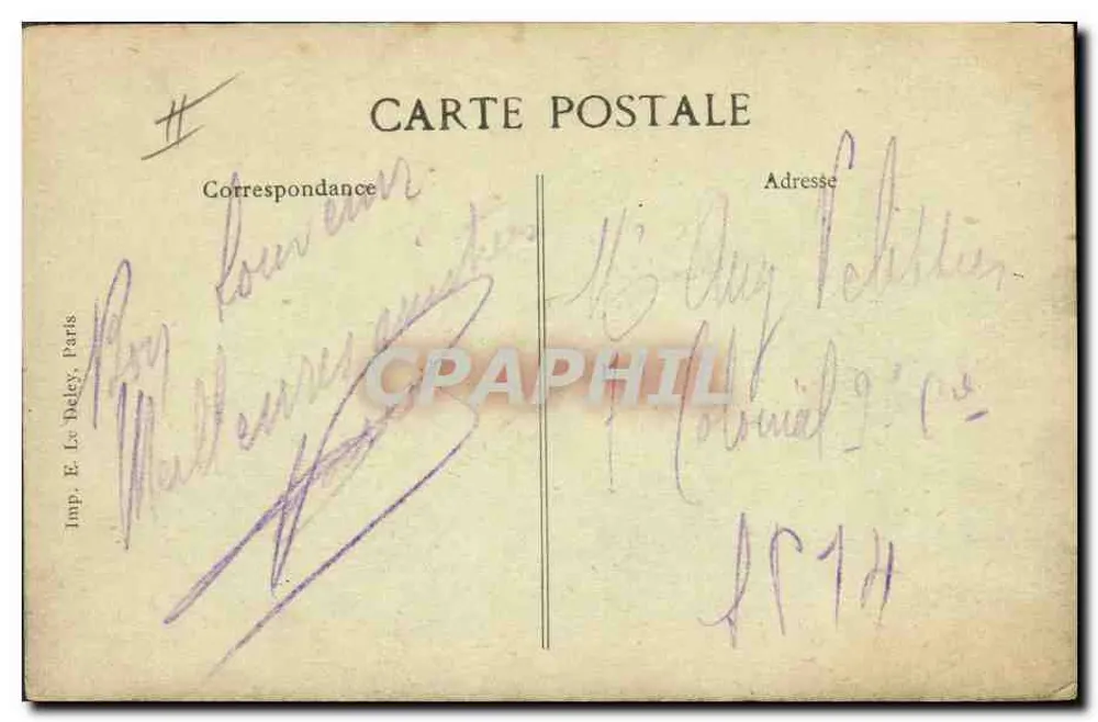 Schöne Bäderin — 16. Schöne Bäderin — Imp. E. Le Deley, Paris - Rückseite