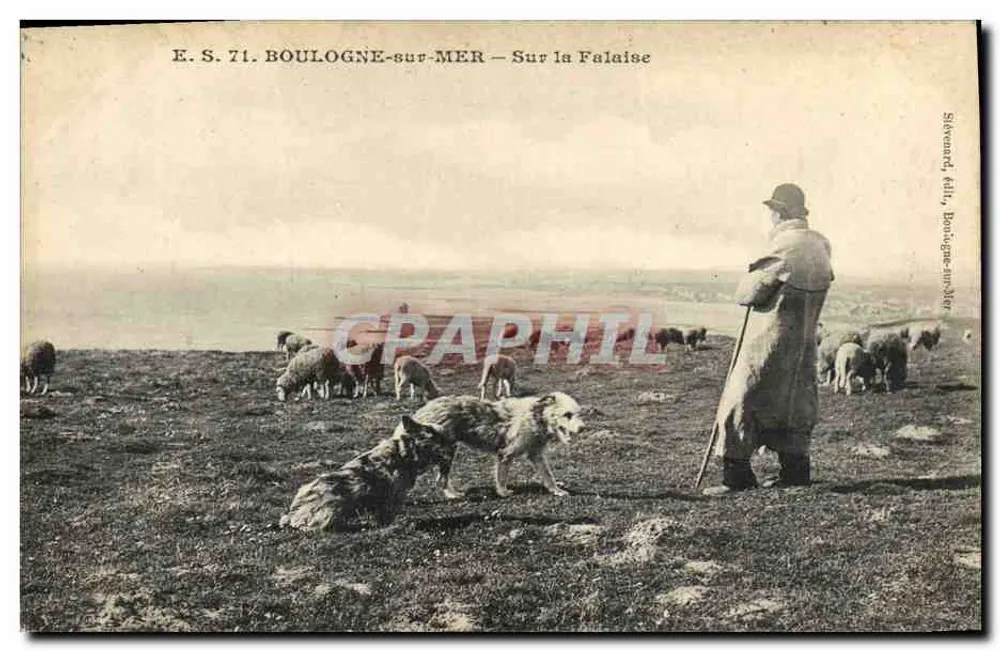 Boulogne-sur-Mer — Auf der Klippe — Silevrand, fils - Vorderseite