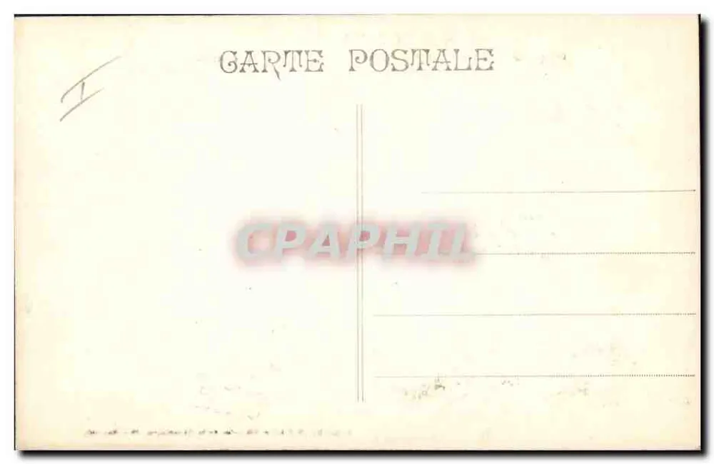 S.S. OUDJDA — Französischer Postdampfer, bei stürmischem Wetter — A. GRIMAUD FILS et Cie, Paris, 58, Marseille - Rückseite
