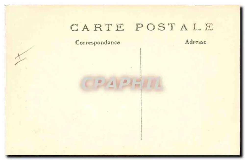 Destrucción de una iglesia — escena de ruinas — Colección Artística de la Maison de la Bonne Presse, París N° 3 - Reverso