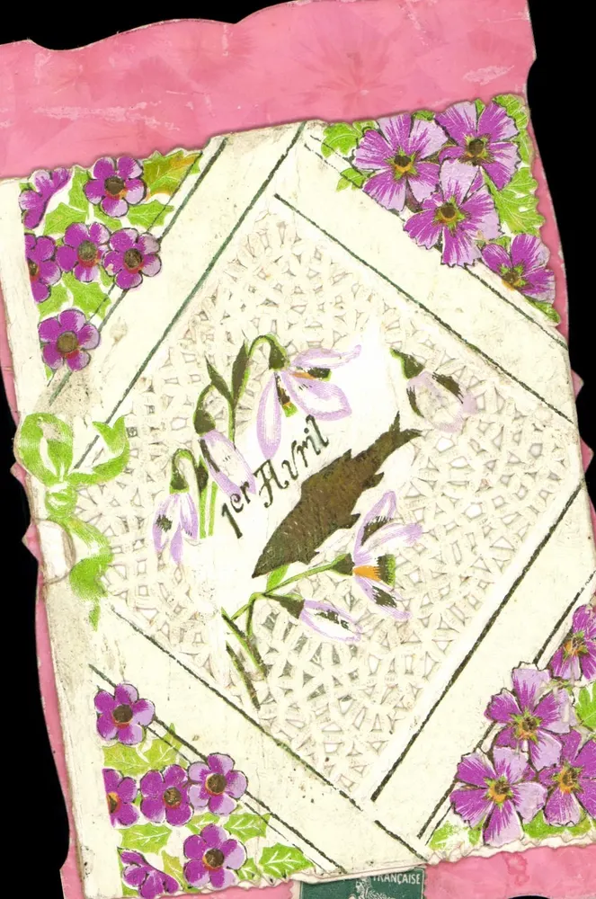 Premier Fleuri — 1º de Fevereiro — Editor FRANCAISE - Frente