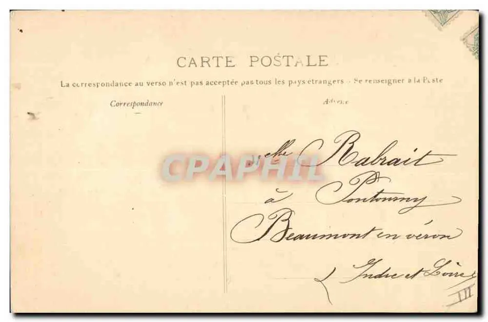 Arranjo de rosas — 1º de Abril — editor não identificado - Verso