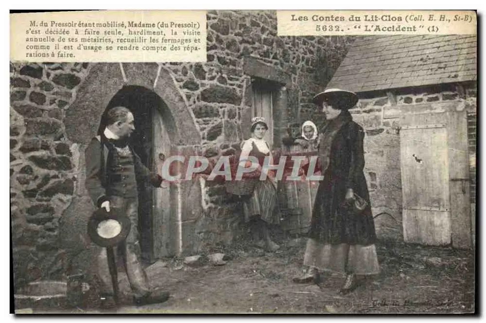 Die Geschichten von Lit-Clos — Der Unfall (Coll. E.H., St-B) — Verlag La Brousse (n° 5632) - Vorderseite