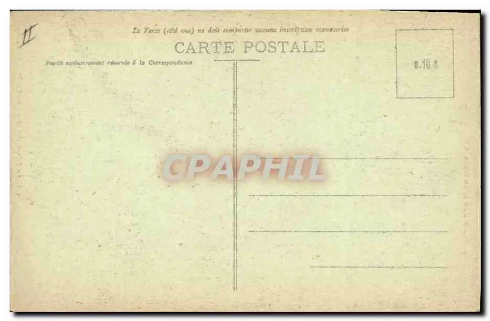 Lits-Clos do País de Pont-Aven — Interior de uma casa tradicional — Coll. E. Hamonie, St-B. - Verso