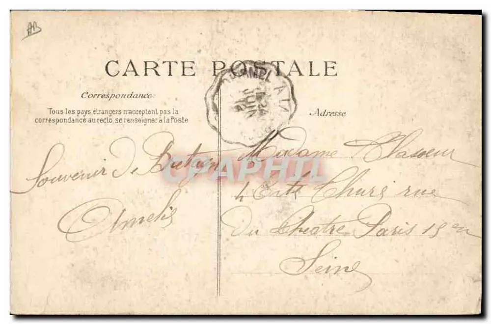 Em Bretanha — O Leito Fechado — Noite de Casamento — A Oração — Editor: n°626 - Verso