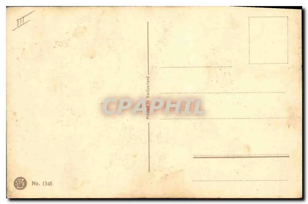 Anémonas — aquarela — E. Kainin — n° 1345 - Verso