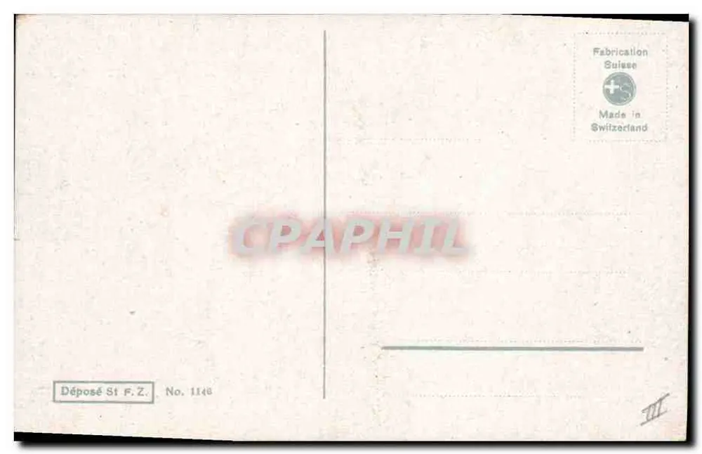 Mata de tulipas — pintura a água — E. V. Meins — n° de série 1146 - Verso