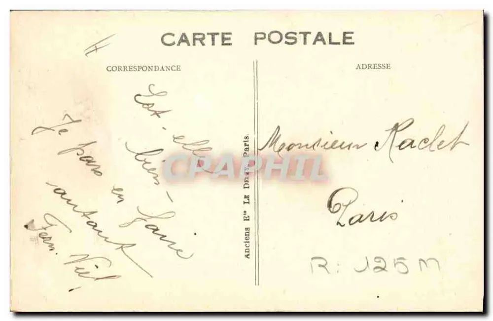 Schöne Badebraut — mit Hund — G. F. Le Havre, n°4 - Rückseite