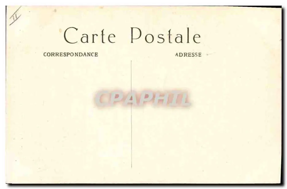 General Galliéni, Militärgouverneur von Paris — Krieg 1914 — J. C., Paris, n°43 - Rückseite