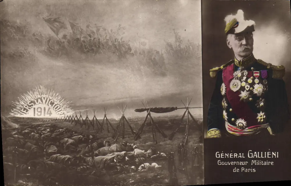 General Galliéni — Militärgouverneur von Paris — 1914 - Vorderseite
