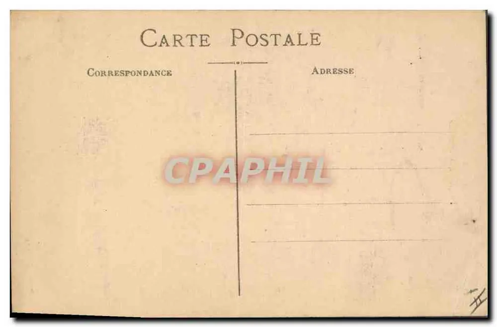 General Galiéni — Gouverneur von Paris — Verlag G. Daud - Mameur - Rückseite