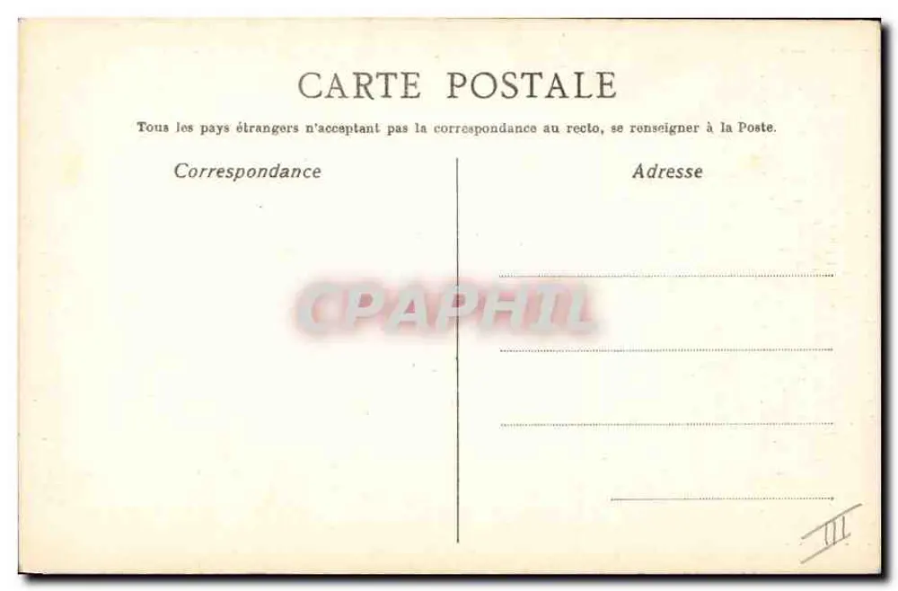 Retrato de Albert I — Série n°4 — Editor P. Léon Gauthier - Verso