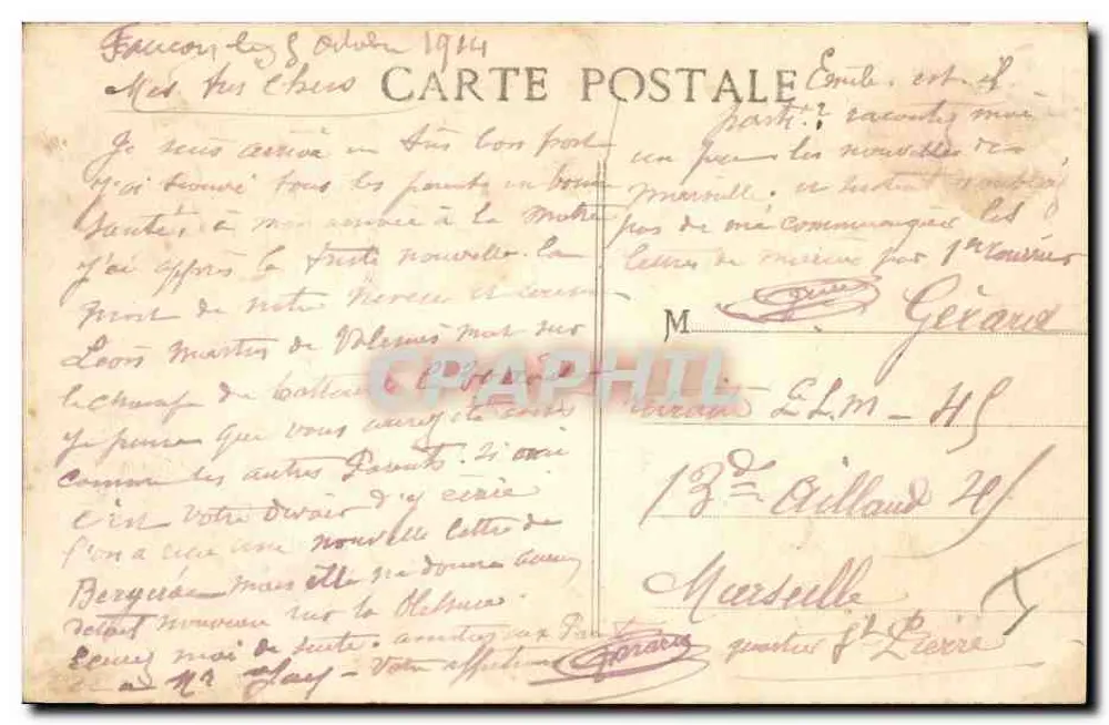 Albert I., König der Belgier — Bayard des 20. Jahrhunderts — Édition Chiesa, 5, rue coutellerie - Rückseite