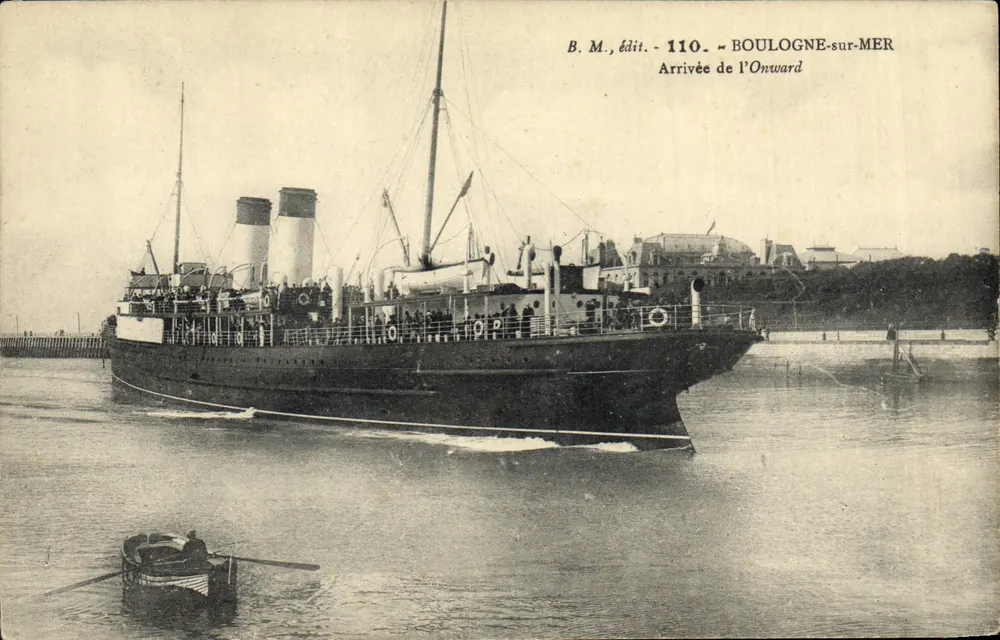 Ankunft des Onward in Boulogne-sur-Mer — B.M. Verlag - 110 - Vorderseite