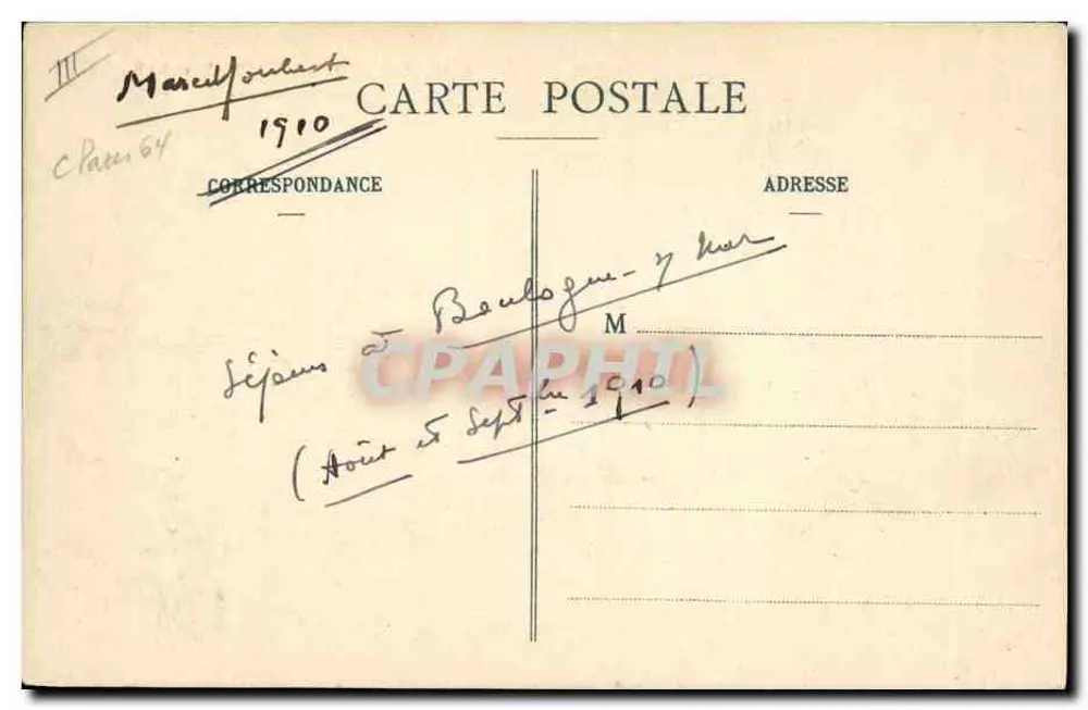 Ankunft des Onward in Boulogne-sur-Mer — B.M. Verlag - 110 - Rückseite
