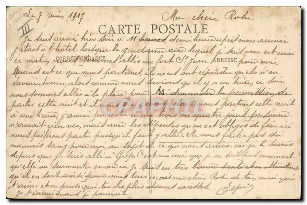 Der "Oxus" auf stürmischem Meer — Messageries Maritimes — Supra, n°1090 - Rückseite