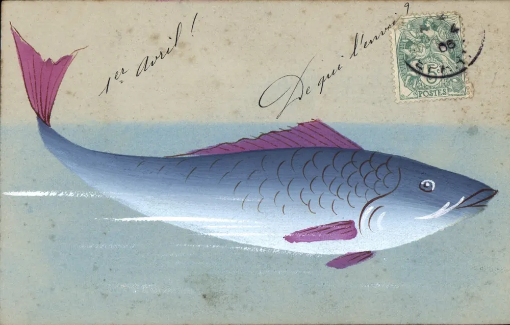 Meerfisch — farbige Illustration — Maillard - Boffley - Vorderseite