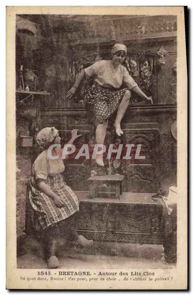Bretanha - Ao redor dos Leitos Fechados - Edições de Arte E. Hamonot, n° 5543 - Frente