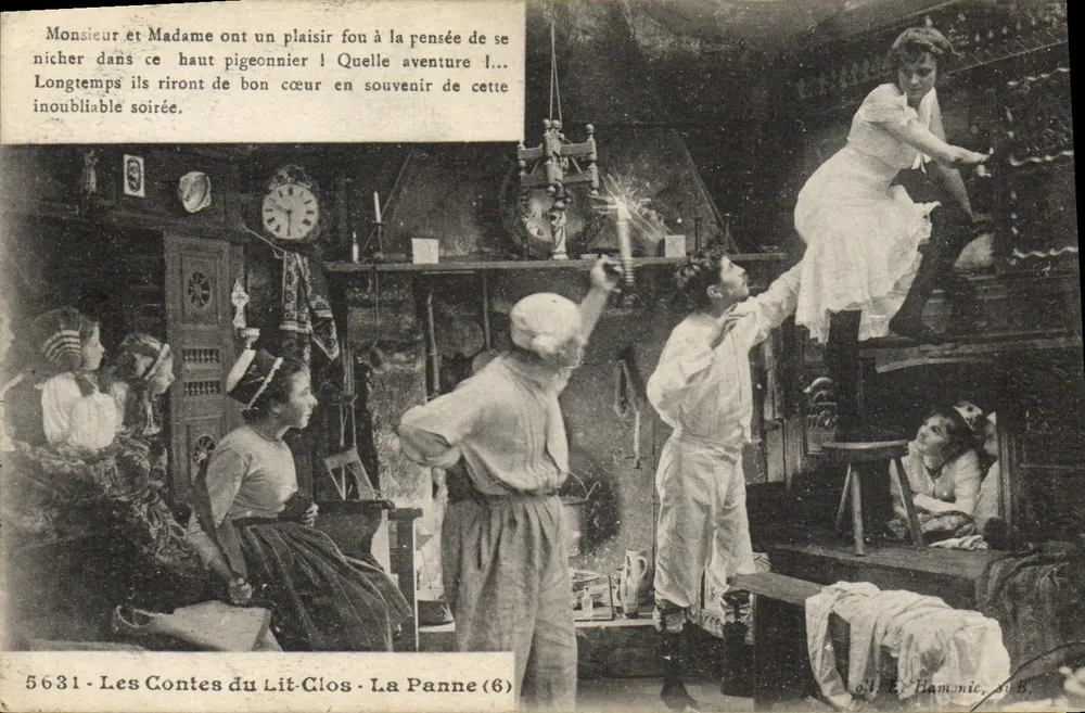 Les Contes du Lit-Clos - La Panne (6) — Theater-Szene — Verlag L. Hamonic, 30 B. - Vorderseite