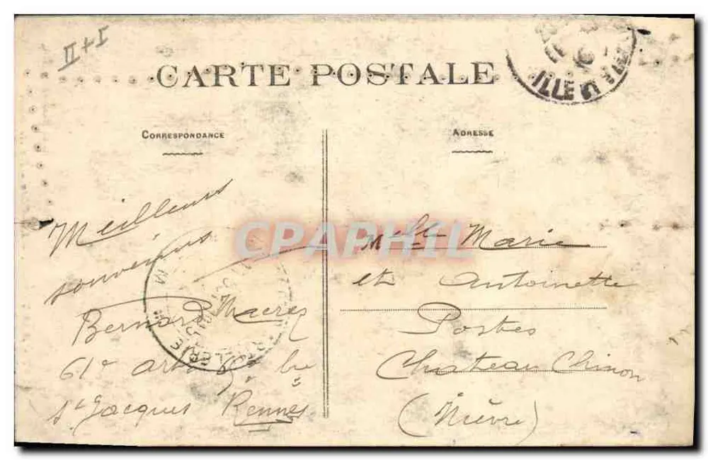 Bretagne — Le-Clos — Ile de Sein — éditeur Hamonic, n° 4797 - Reverso