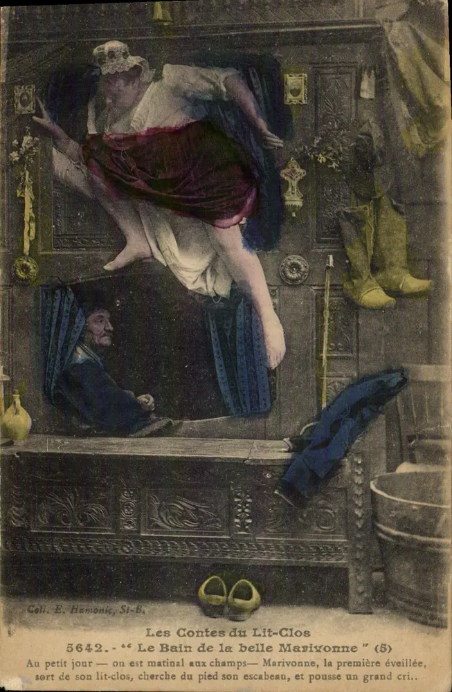 Das Bad der schönen Marivonne — Die Geschichten vom Lit-Clos — Verlag E. Hamonic, n° 5642 - Vorderseite