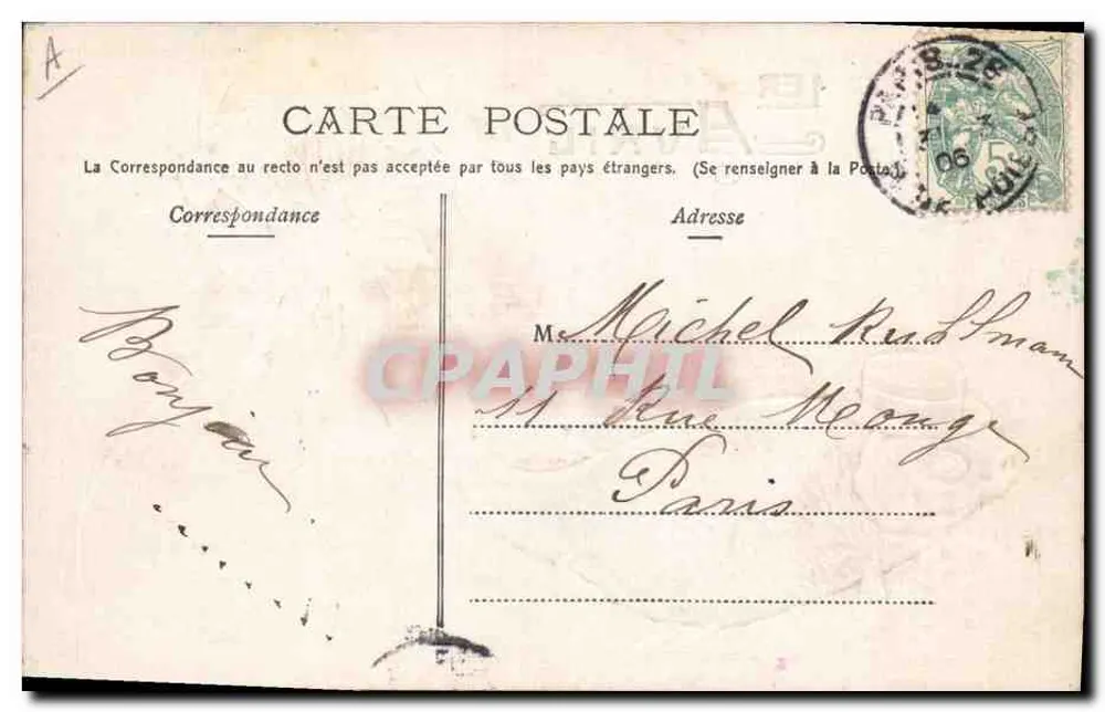 Fisch mit Hut — 1. April — Verlag nicht sichtbar - Rückseite