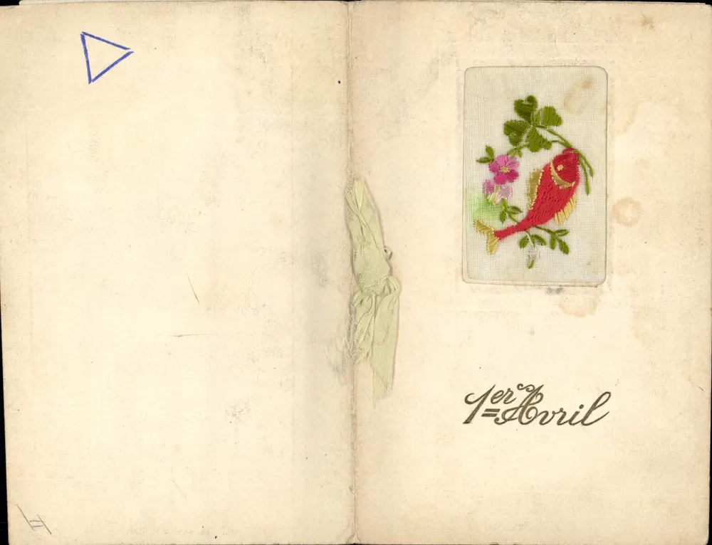Carte d'Avril — 1er Avril — unbekannter Verlag - Vorderseite