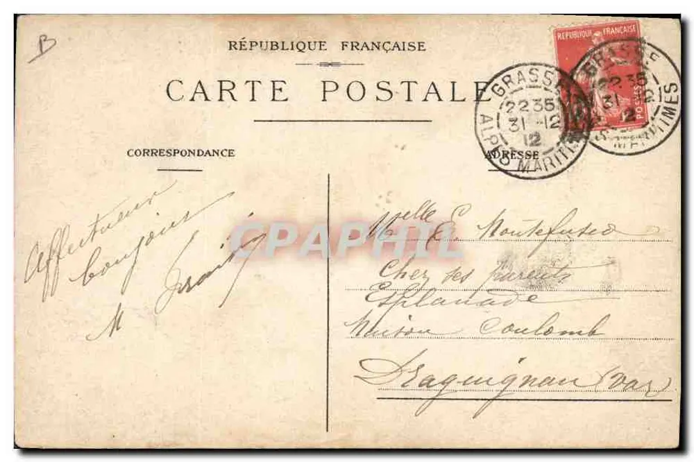 Parfumerie Bruno Court, Grasse — Sortierung der Rosen - Rückseite