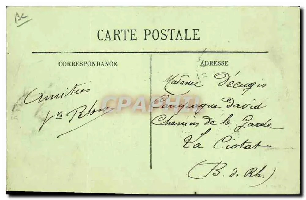 Grasse — A Colheita das Flores de Laranjeira — LL - Verso