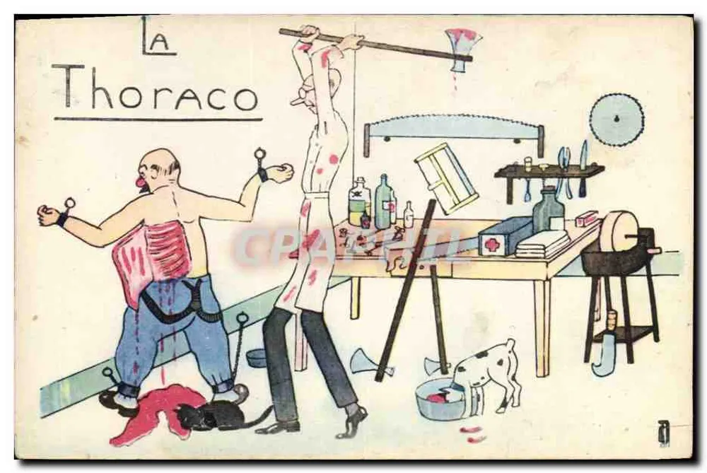 La Thoraco — satirische Karikatur — Verleger nicht sichtbar - Vorderseite