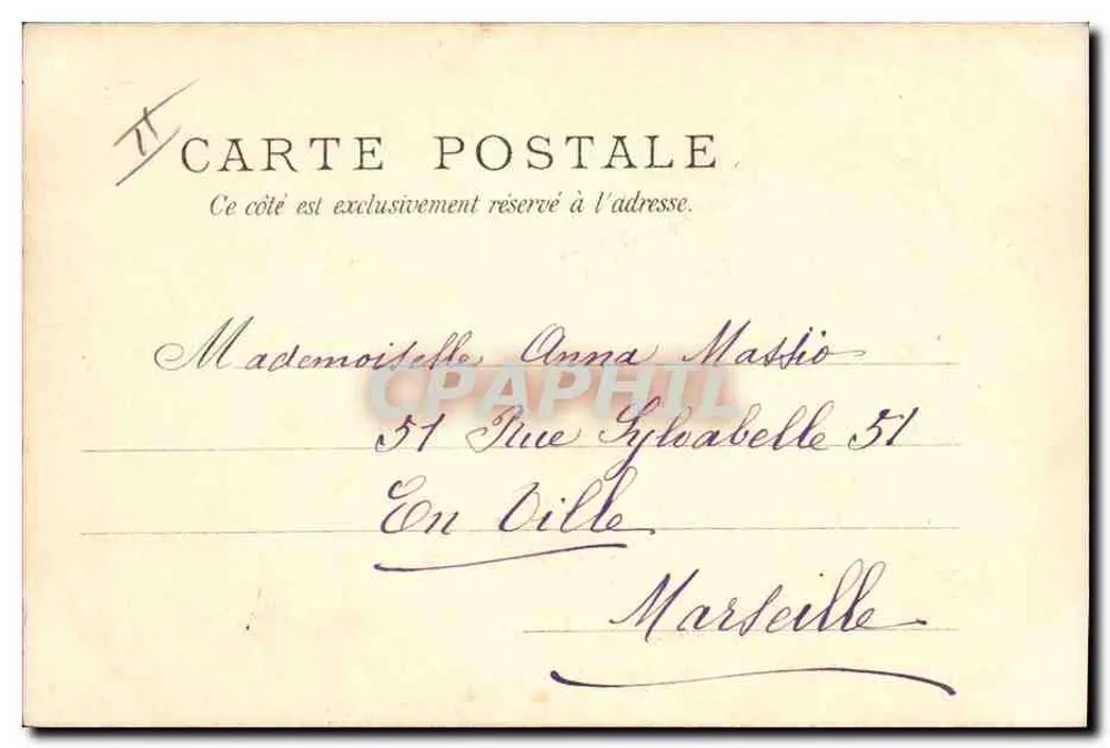 Tänzer — Ball-Szene — Verleger Raphaël, Paris - Rückseite