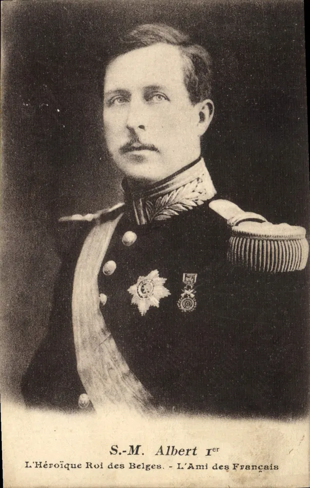 S.M. Albert I — Der Held des Königs der Belgier. Der Freund der Franzosen — Verleger nicht sichtbar - Vorderseite