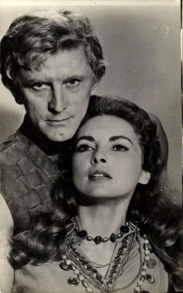 Kirk Douglas i Janet Leigh — portret promocyjny — F.A.C. n° A - Awers
