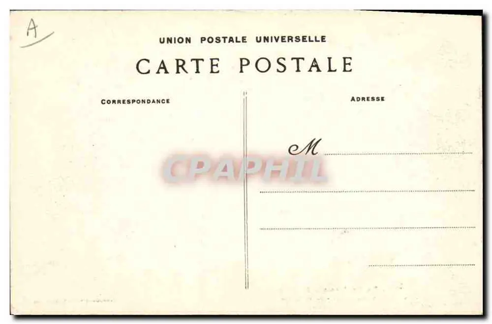 Na Bretanha — Ao redor do Lit Clos — A Visita das Comères — Coleção Villard, Quimper - Verso
