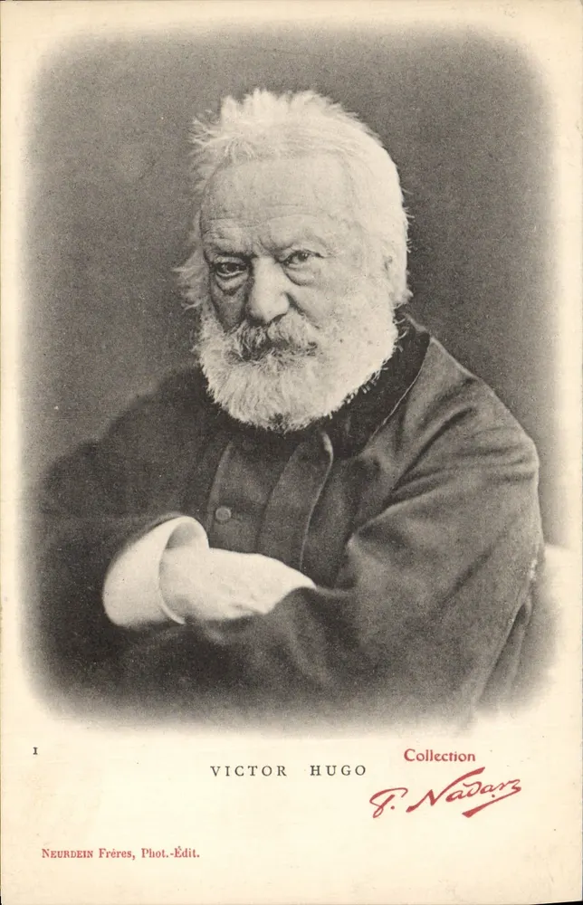 Victor Hugo — Portrait — Neurdein Frères, Photo-Verlag - Vorderseite