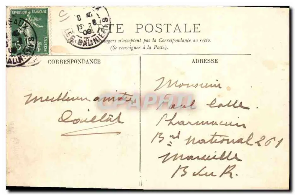 Bordeaux — Stierkämpfe — LL. n°145 - Rückseite
