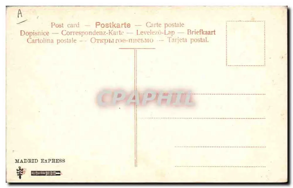 Banderillero — Madrid Express — n° A - Verso