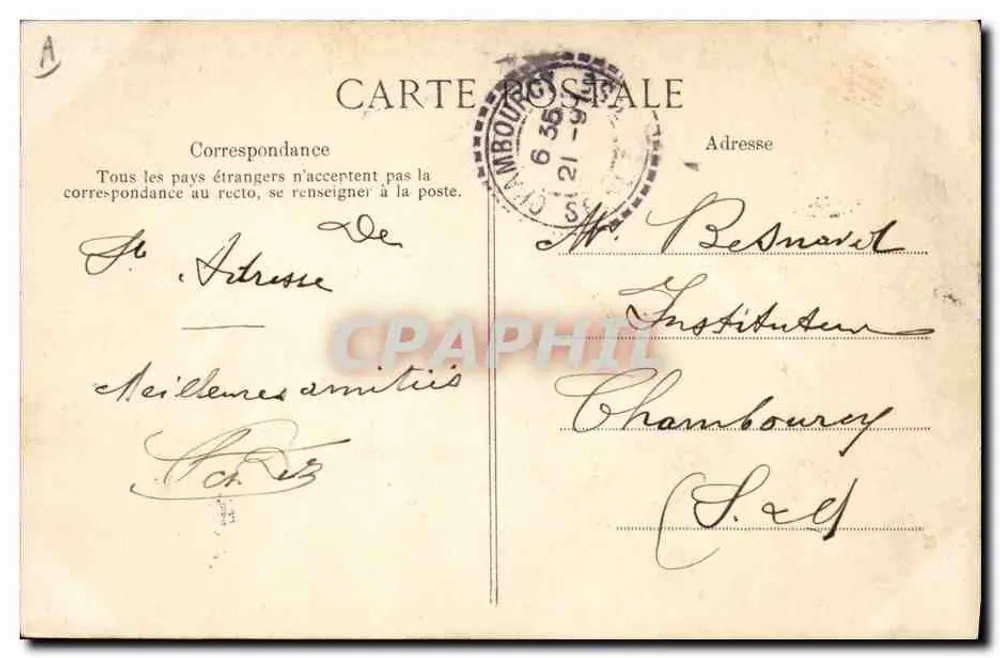 Le Havre — Der Dampfer "La Provence" — Verlag Barfaux - Rückseite