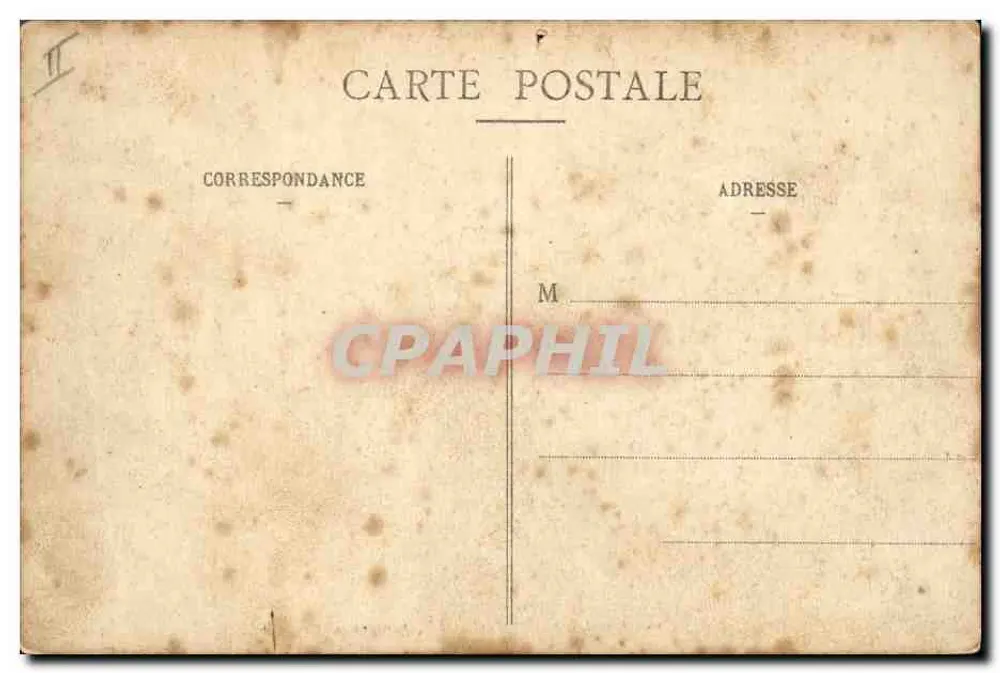 Der "Portugal" — bei stürmischem Meer — Messageries Maritimes, Verlag SUPRA, n° 1079 - Rückseite
