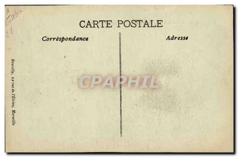Dampfschiff Paul Lecat — Cie des Messageries Maritimes — Verlag nicht sichtbar - Rückseite