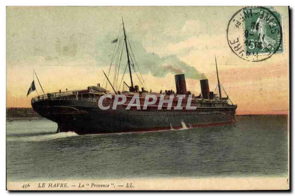 Le Havre — Die « Provence » — LL. n°436 - Vorderseite