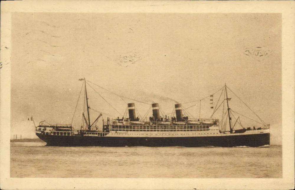 Dampfschiff Patria — Französische Dampfschifffahrts-Gesellschaft — Verlag CPDA-CENTRAL - Vorderseite