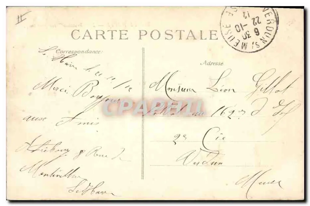 Le Havre — Die « Provence » bei Sturm — Verlag EID, Nr. 34 - Rückseite