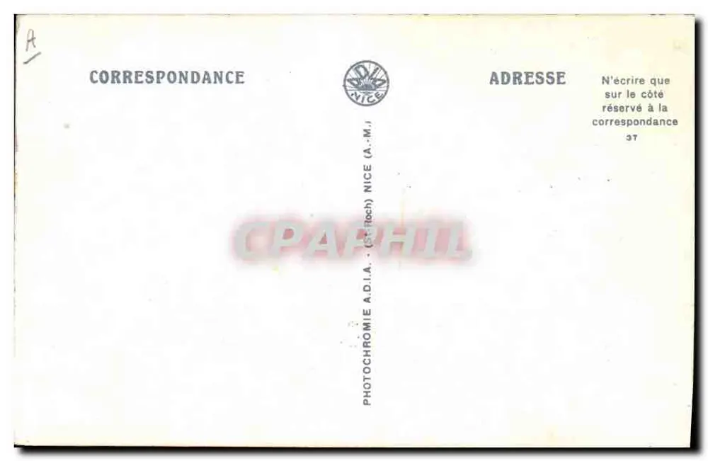 Campo de Giroflés — A Costa Azul Florida — ADIA 10622 - Verso